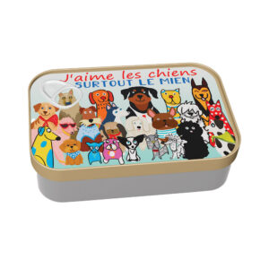 Boîte Pocket 5100 "J'Aime les Chiens"