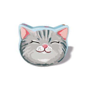 Boîte Tête TETE17 "Chat gris"