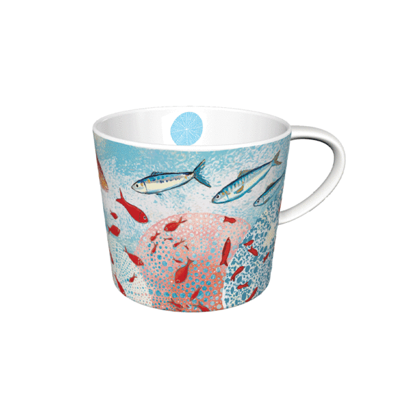 Grande Tasse GTAS44 "Poissons & Oursins"