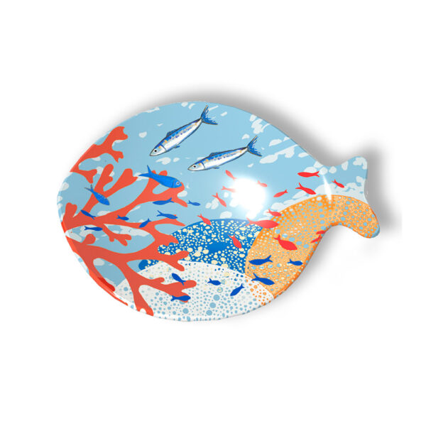 Coupelle Poisson C26 "Poissons & Oursins"