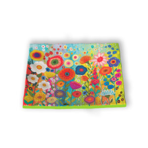 Porte - Savon Mélamine LSAV12 "Fleurs Bohème"