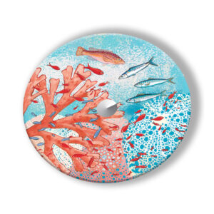 Plateau Tournant VTOUR25 "Poissons & Oursins"