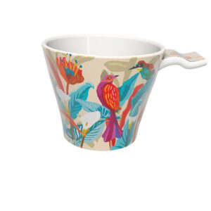 Tasse à Expresso CUP76 "Plumes & Pétales"