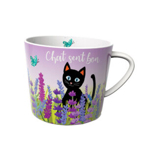 Grande Tasse GTAS49 "Chat Sent Bon"