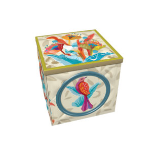 Boîte Kapiton Carrée KC96 "Plumes & Pétales"