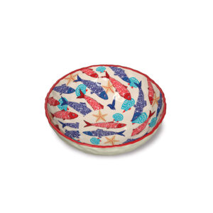 Petite Coupelle Mélamine LCRE04 "Banc de Sardines"