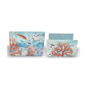 Porte - Eponge Mélamine LEP09 "Poissons & Oursins"