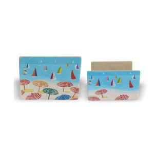 Porte - Eponge Mélamine LEP10 "Voiliers & Parasols"