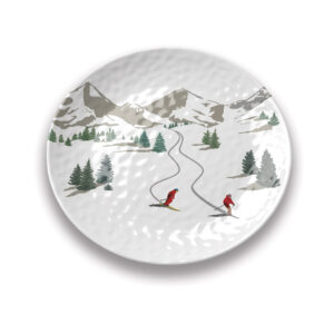 Grande Assiette Plate Mélamine LASS05 "Hors-Piste"