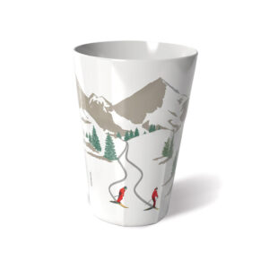 Grand Verre en Mélamine LU51 "Hors-Piste"